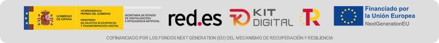Desarrollado con la ayuda de Kit Digital Next Generation EU. Fondos Europeos de Recuperación y Resiliencia.